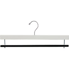 16" Wooden Bottom Hangers - Flocked Bar