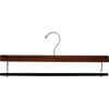 16" Wooden Bottom Hangers - Flocked Bar