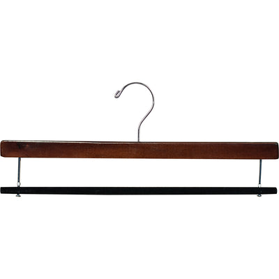 16" Wooden Bottom Hangers - Flocked Bar