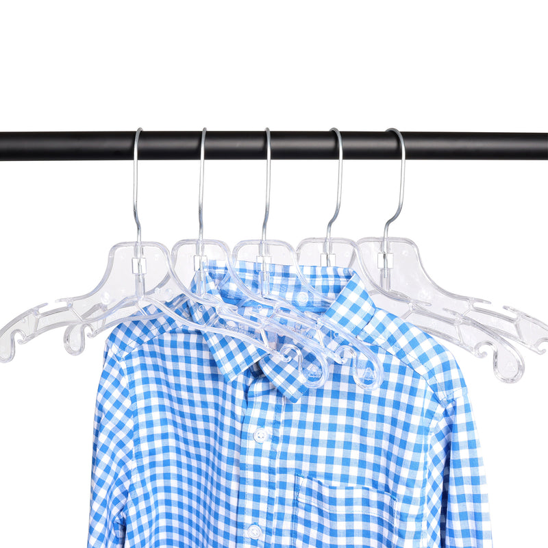 14 Clear Child Dress/Shirt Hangers (100/case)