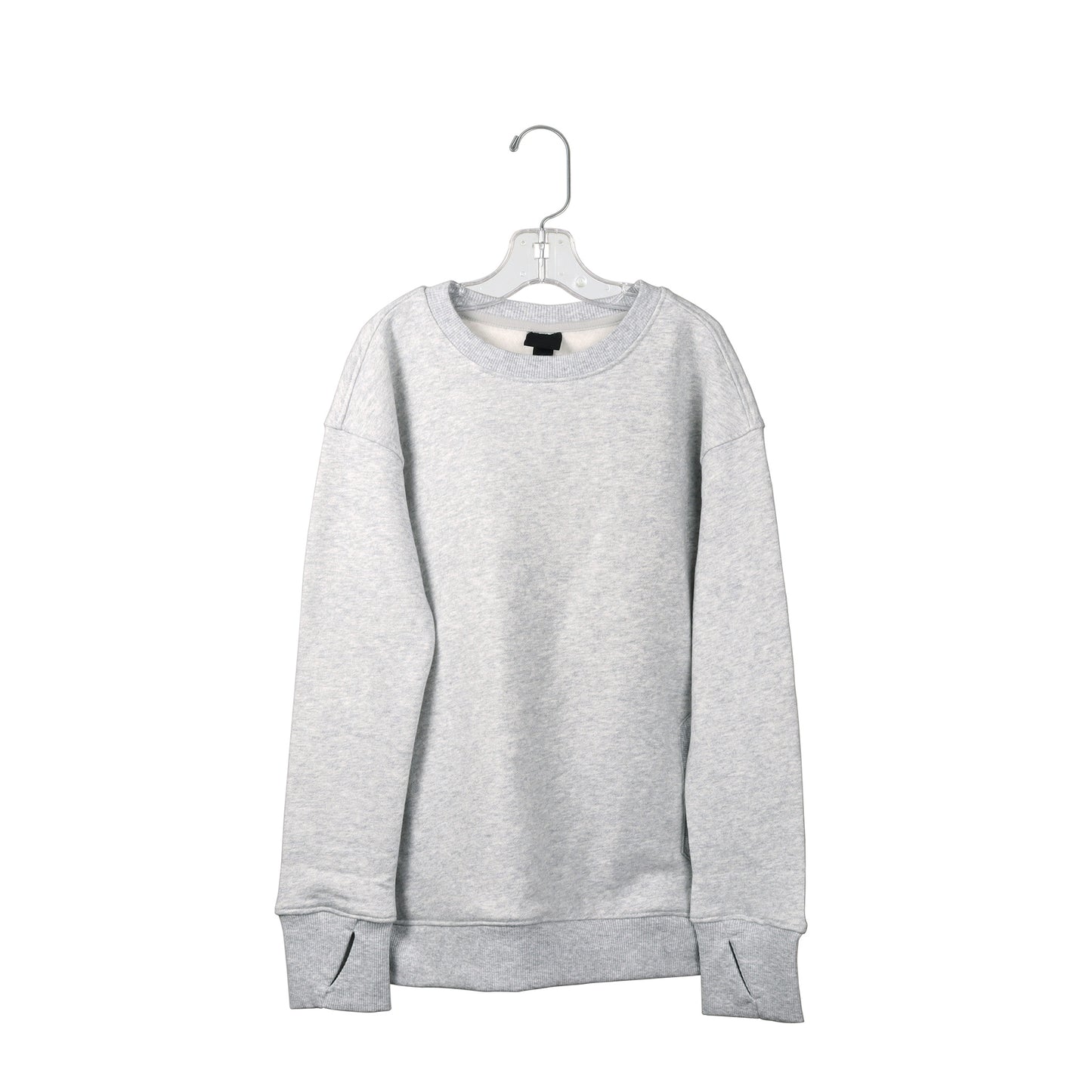 Mainetti 5075, 12" Clear Plastic, Children's Shirt Top Dress Hangers, with 360 swivel metal hook and notches for straps