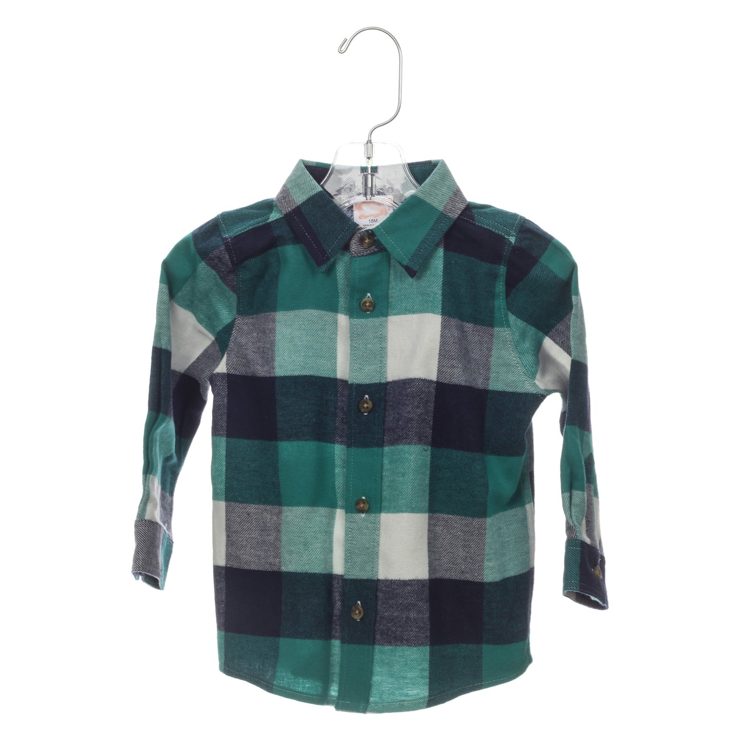 Mainetti 5075, 12" Clear Plastic, Children's Shirt Top Dress Hangers, with 360 swivel metal hook and notches for straps