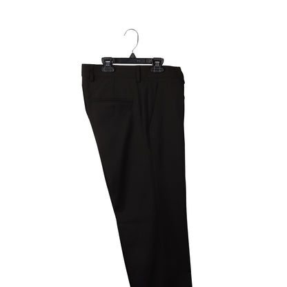 8" Black Plastic Pant/Skirt Slack-Bottom Hangers With Turnable Metal Hook & Plastic Non-Slip Clips (Mainetti 6008)