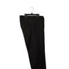 Mainetti 6008, 8" Black Plastic, Pant Skirt Slack Bottom Hangers, with turnable metal hook, sturdy plastic non-slip clips