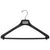 AT - 19" Suit Hanger with Flocked Bar