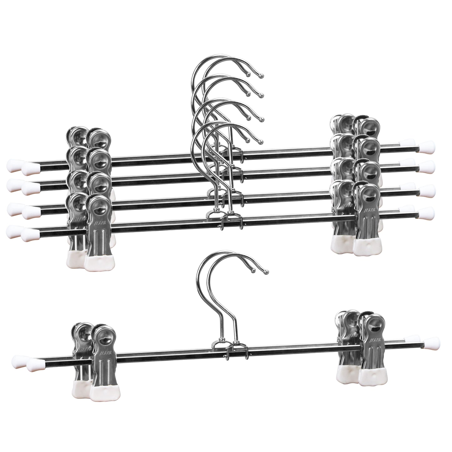 Metal Non-Slip - 12" Bottom Hanger with Clips