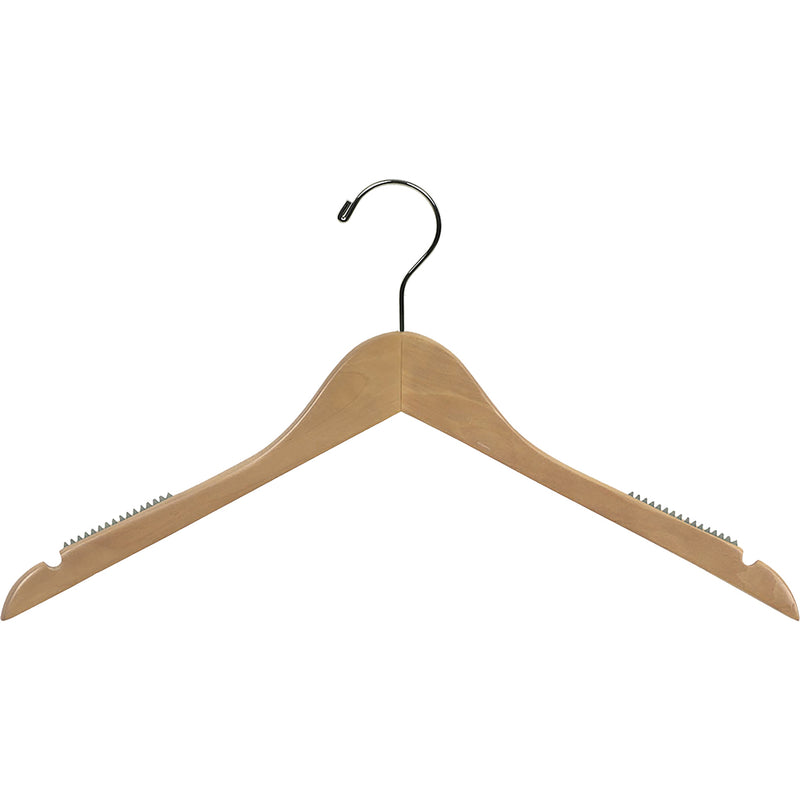 Mainetti 470, 17 White all Plastic, Shirt Top Dress Hangers, with not -  Mainetti USA