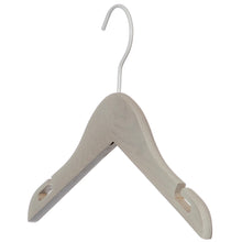 12" White Wooden Shirt Hanger