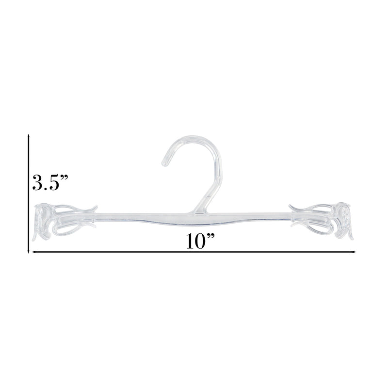 Mainetti GS19, 10 Clear Plastic, Bra Panty Underwear Hangers, sleek n -  Mainetti USA