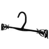 Mainetti GS19, 10" Black Plastic, Bra Panty Underwear Hangers, sleek new design
