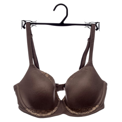 Mainetti GS19, 10" Black Plastic, Bra Panty Underwear Hangers, sleek new design