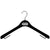 MLS - 16.5" Black Flocked Jacket Hanger
