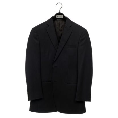 MLS - 16.5" Black Flocked Jacket Hanger