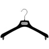 NEQ - 16" Black Flocked Jacket Hanger