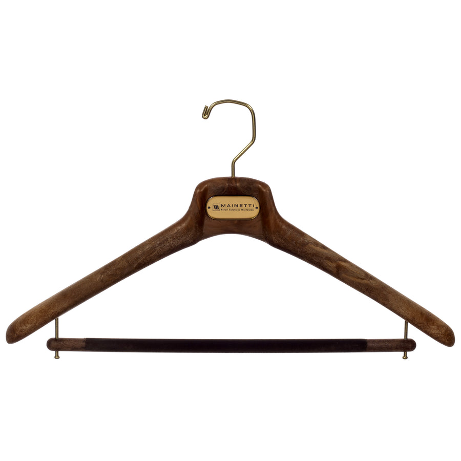SAR - 19" Suit Hanger with Flocked Bar