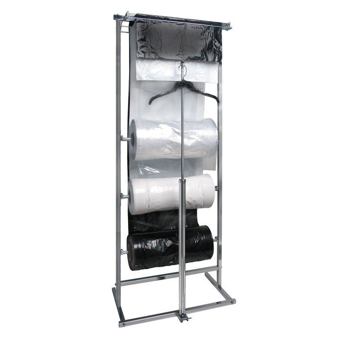 1 Roll Polybag Vertical Dispensing Rack - Square Tubing