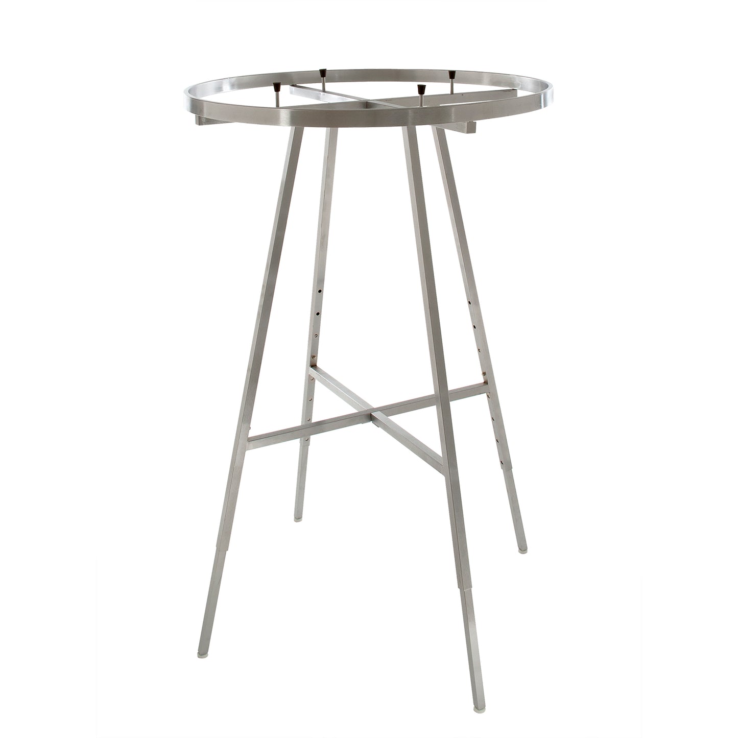 36" dia Round Folding Rack w/ Rectangular Tubing Hangrail