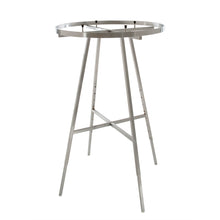 36" dia Round Folding Rack w/ Rectangular Tubing Hangrail