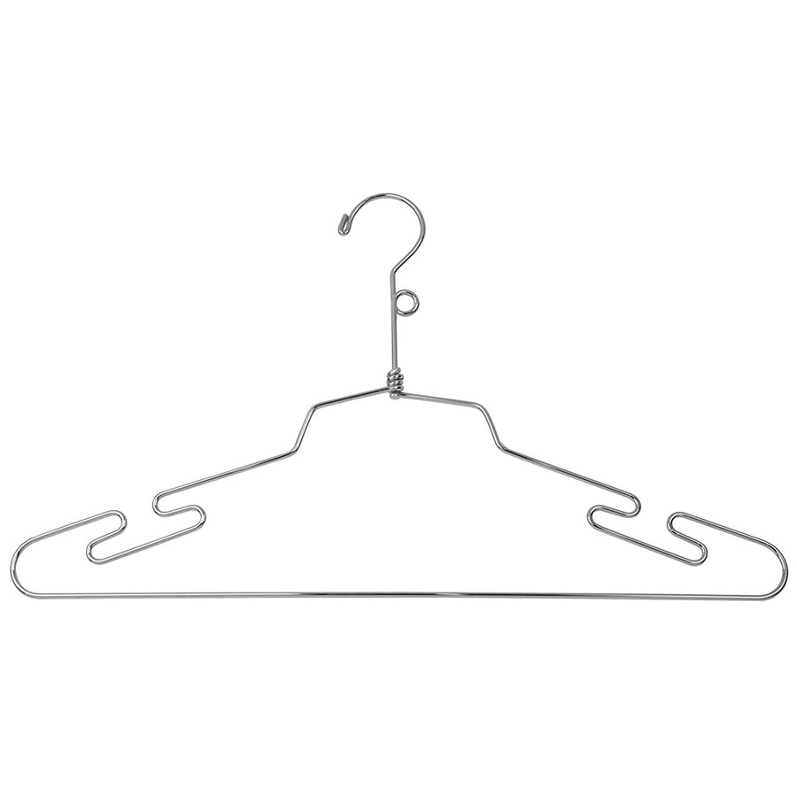 16" Steel Lingerie Hanger w/ Loop Hook