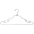 16" Steel Lingerie Hanger w/ Regular Hook