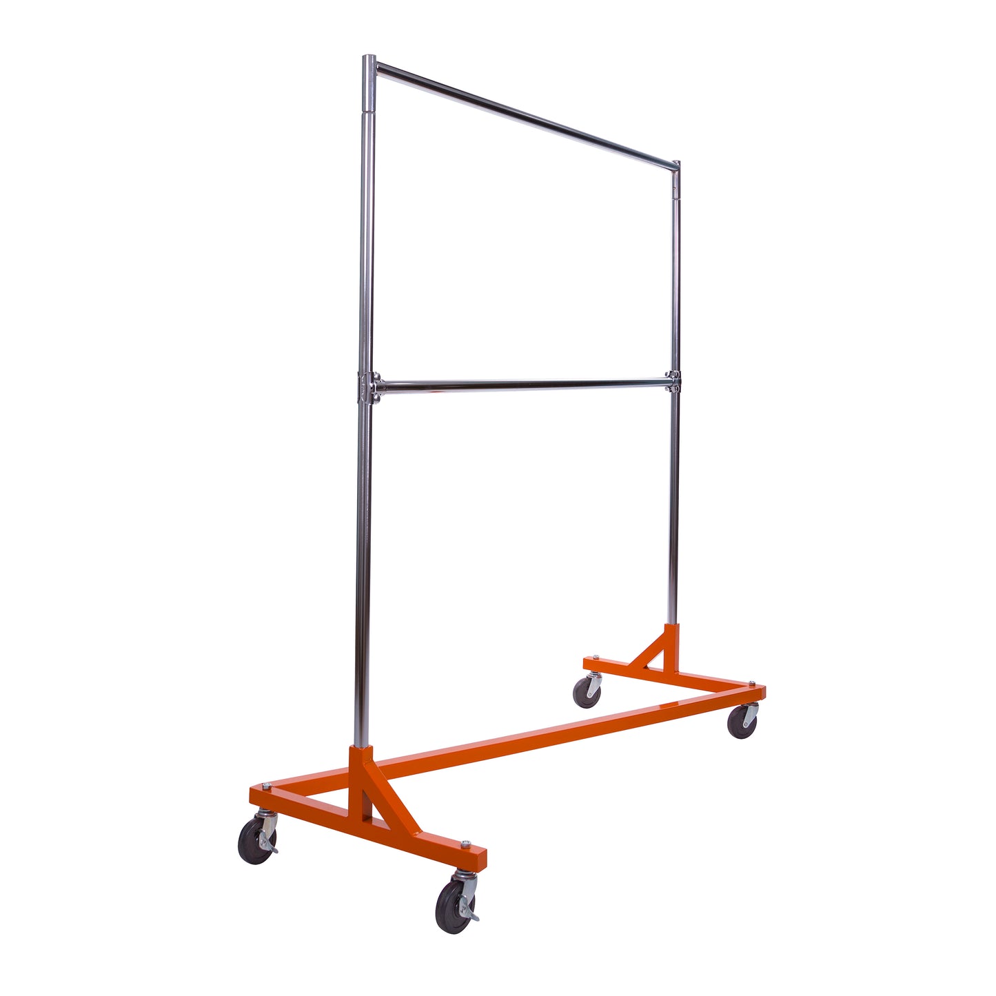 Economy Z-Rack with Orange Base Includes Add-On Bar