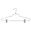 16" Steel Combination Hanger w/ Vinyl Cushion Clips and Regular Hook