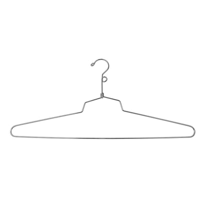19" Steel Blouse and Dress Hanger w/ Loop Hook - Mainetti USA
